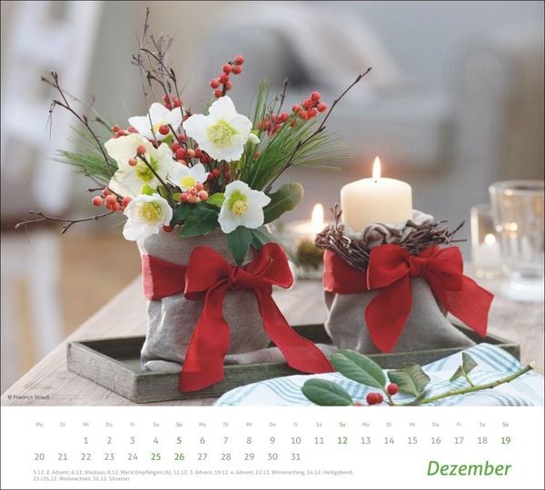 Produktbild: times&more Blumen Bildkalender 2027