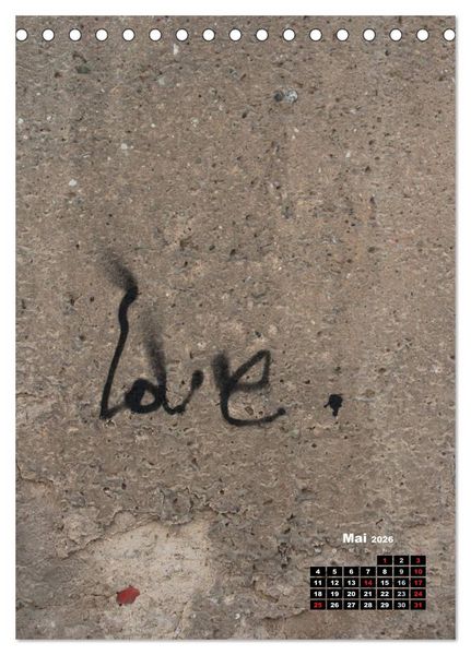 Produktbild: Graffiti & Streetart 2026 (Tischkalender 2026 DIN A5 hoch), CALVENDO Monatskalender
