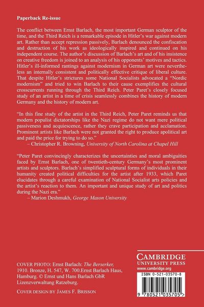 Produktbild: An Artist Against the Third Reich