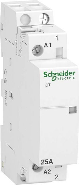 Produktbild: Schneider Electric A9C20731 Installationssch&uuml;tz 1 Schlie&szlig;er 1.2W 250 V/AC 25A 1St.