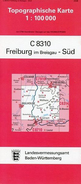 Produktbild: Freiburg im Breisgau S&uuml;d 1 : 100 000