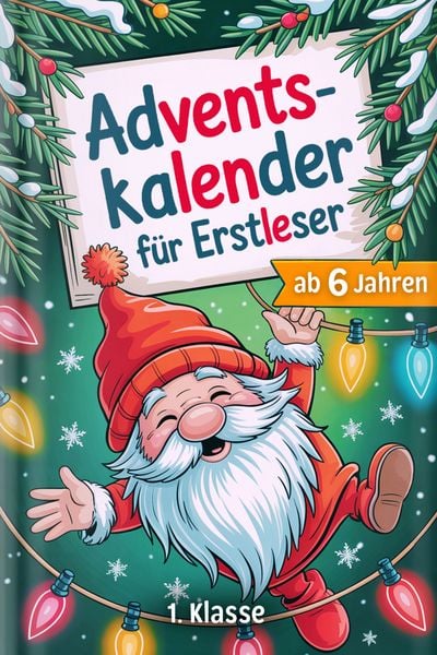 Produktbild: Silbenbuch 1. Klasse - Adventskalender f&uuml;r Erstleser