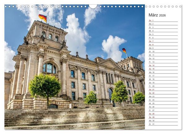 Produktbild: Berlin-Zentrum - Der Planer (Wandkalender 2026 DIN A3 quer), CALVENDO Monatskalender