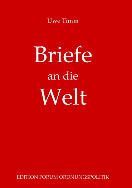 Produktbild: Briefe an die Welt