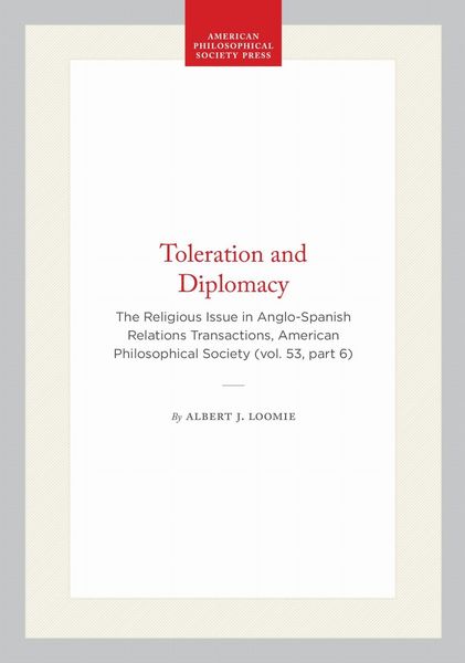 Produktbild: Toleration and Diplomacy