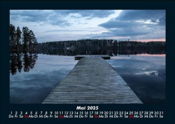Produktbild: Die Seen der Erde 2025 Fotokalender DIN A5