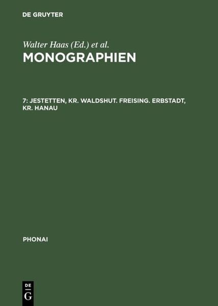 Produktbild: Jestetten, Kr. Waldshut. Freising. Erbstadt, Kr. Hanau