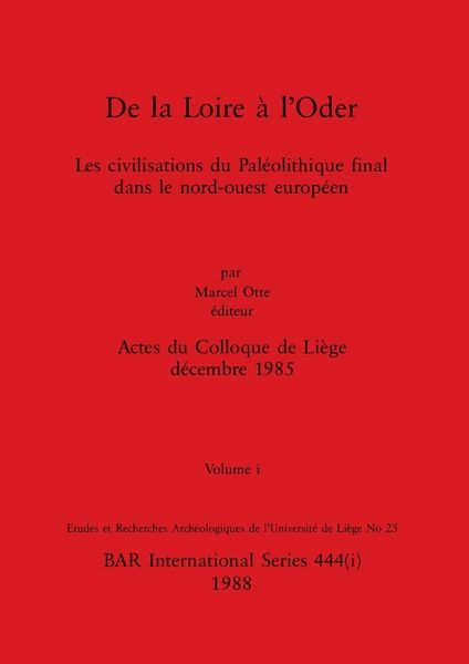 Produktbild: De la Loire &agrave; l'Oder, Volume i