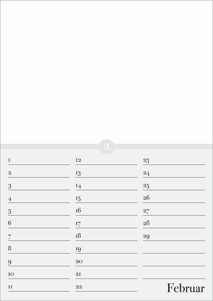 Produktbild: Geburtstagskalender zum Selbstgestalten - immerw&auml;hrend - (21 x 29,7)