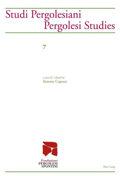 Produktbild: Studi Pergolesiani- Pergolesi Studies