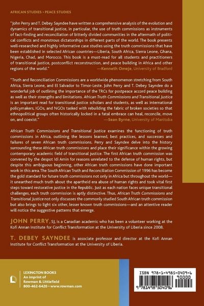 Produktbild: African Truth Commissions and Transitional Justice