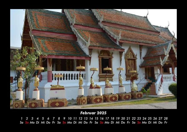 Produktbild: Tempel 2025 Fotokalender DIN A3