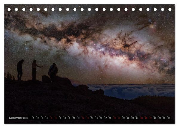 Produktbild: Deepsky Wide (Tischkalender 2026 DIN A5 quer), CALVENDO Monatskalender