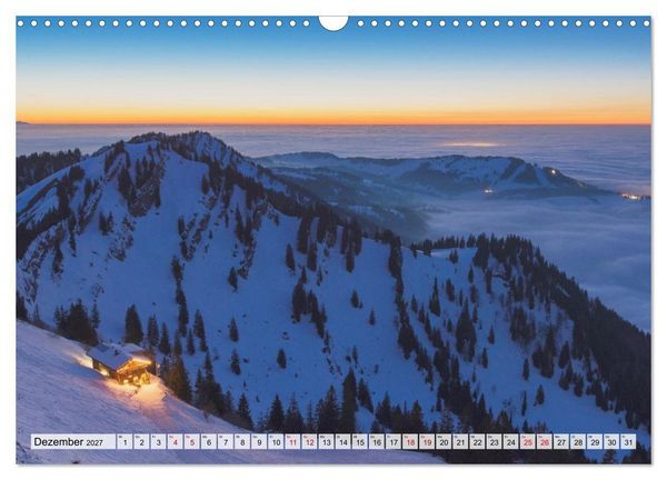 Produktbild: Allg&auml;uer Alpen 2027 (Wandkalender 2027 DIN A3 quer), CALVENDO Monatskalender