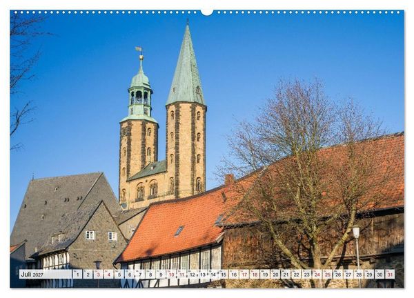 Produktbild: Goslar - Zwischen Fachwerk und Welterbe (Wandkalender 2027 DIN A2 quer), CALVENDO Monatskalender