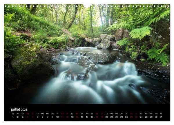 Produktbild: Lumi&egrave;res de Broc&eacute;liande (Calendrier mural 2026 DIN A3 vertical), CALVENDO calendrier mensuel