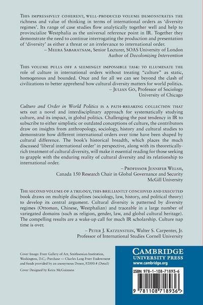 Produktbild: Culture and Order in World Politics