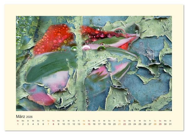 Produktbild: Fotografie trifft Malerei (Wandkalender 2026 DIN A3 quer), CALVENDO Monatskalender