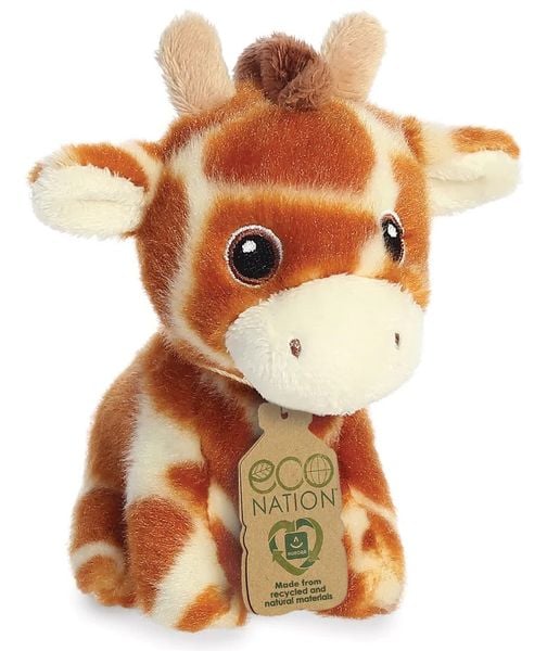 Aurora World - Eco Nation - Mini Giraffe, 13 cm