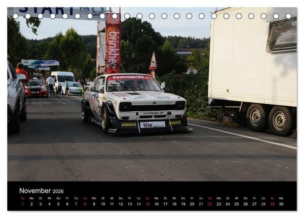 Produktbild: Bergrennen im Opel (Tischkalender 2026 DIN A5 quer), CALVENDO Monatskalender