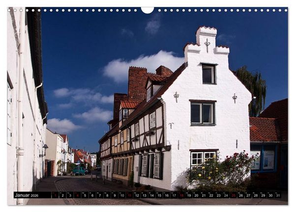Produktbild: Deutsche Hansest&auml;dte - L&uuml;beck Wismar Rostock Stralsund (Wandkalender 2026 DIN A3 quer), CALVENDO Monatskalender