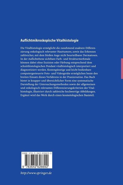 Produktbild: Auflichtmikroskopische Vitalhistologie