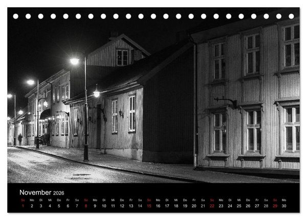 Produktbild: Objekte in schwarz weiss (Tischkalender 2026 DIN A5 quer), CALVENDO Monatskalender
