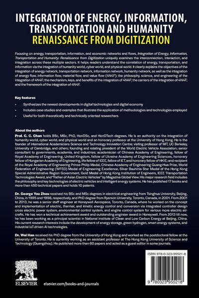 Produktbild: Integration of Energy, Information, Transportation and Humanity