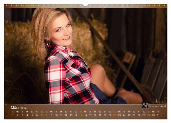 Produktbild: Western Girls (hochwertiger Premium Wandkalender 2026 DIN A2 quer), Kunstdruck in Hochglanz