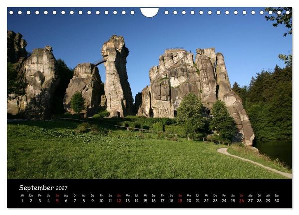 Produktbild: Die Externsteine (Wandkalender 2027 DIN A4 quer), CALVENDO Monatskalender