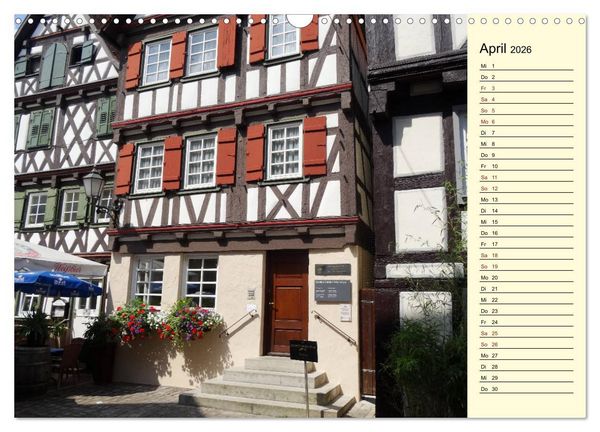 Produktbild: Unterwegs in Schorndorf (Wandkalender 2026 DIN A3 quer), CALVENDO Monatskalender