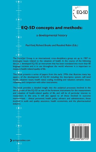 Produktbild: EQ-5D concepts and methods: