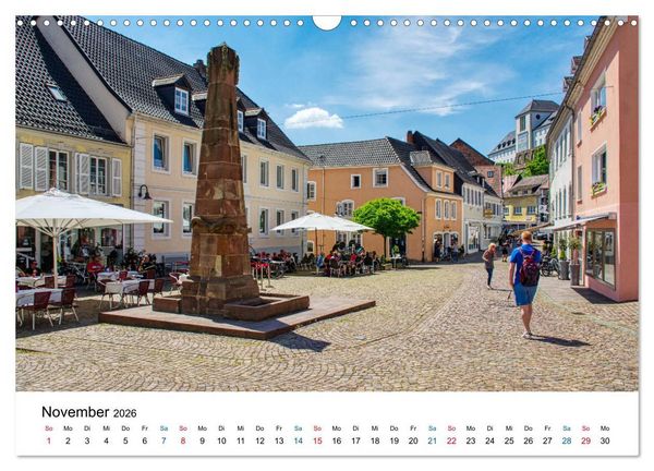 Produktbild: Blieskastel - Die charmante Barockstadt (Wandkalender 2026 DIN A3 quer), CALVENDO Monatskalender