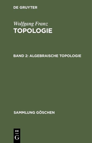 Produktbild: Algebraische Topologie