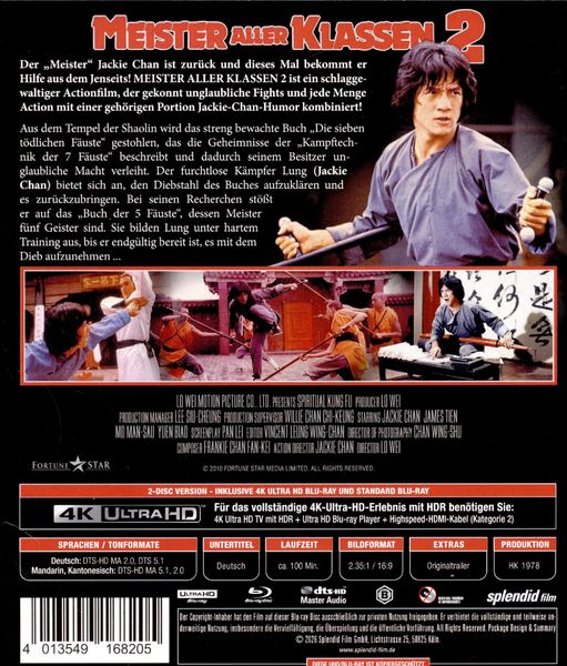 Produktbild: Meister aller Klassen 2 - Legacy Collection LTD. - 4K HDR 2-Disc Limited Edition (4K Ultra HD) (+ Blu-ray)