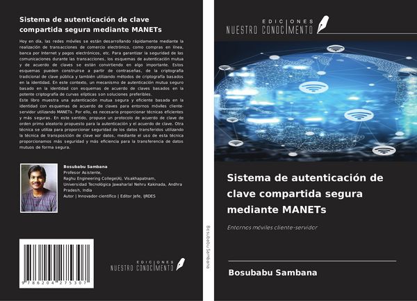 Produktbild: Sistema de autenticaci&oacute;n de clave compartida segura mediante MANETs