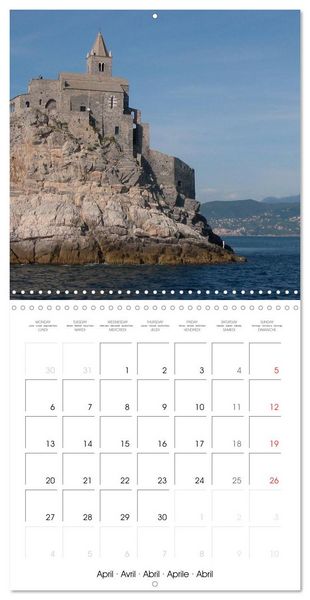 Produktbild: Cinque Terre - The Five Lands of Liguria (Wall Calendar 2026 12 &times; 12 Inch) CALVENDO 12 Month Wall Calendar
