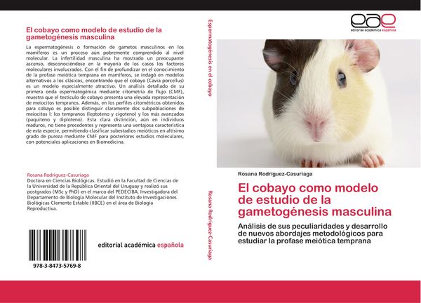 Produktbild: El cobayo como modelo de estudio de la gametog&eacute;nesis masculina