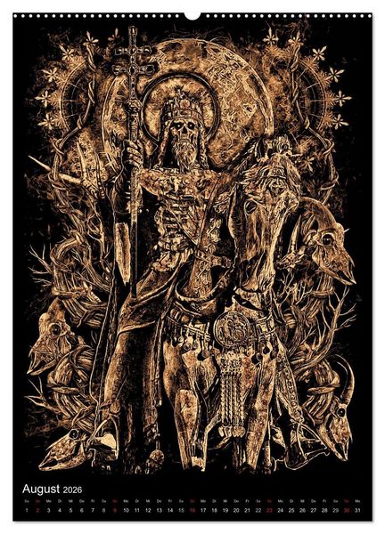 Produktbild: BLOODBOY/FEAR ILLUSTRATION (Wandkalender 2026 DIN A2 hoch), CALVENDO Monatskalender