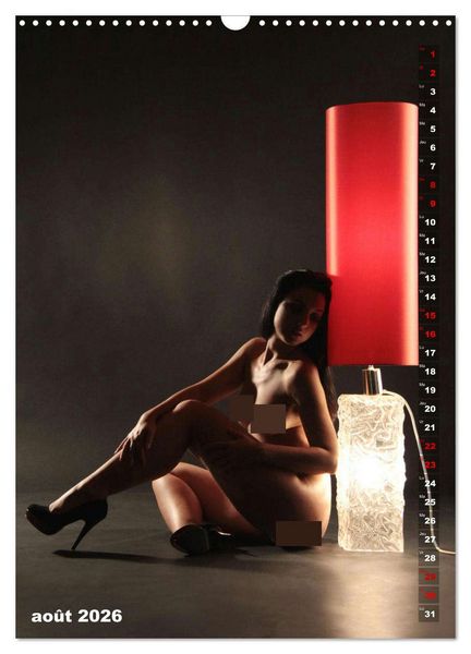 Produktbild: Le feu rouge (Calendrier mural 2026 DIN A3 horizontal), CALVENDO calendrier mensuel