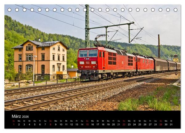Produktbild: Unterwegs am Bahndamm (Tischkalender 2026 DIN A5 quer), CALVENDO Monatskalender