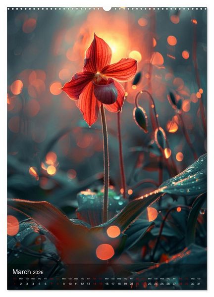 Produktbild: Ethereal Orchids (Wall Calendar 2026 DIN A2 portrait), CALVENDO 12 Month Wall Calendar