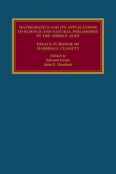 Produktbild: Mathematics and Its Applications to Science and Natural Philosophy in the Middle Ages