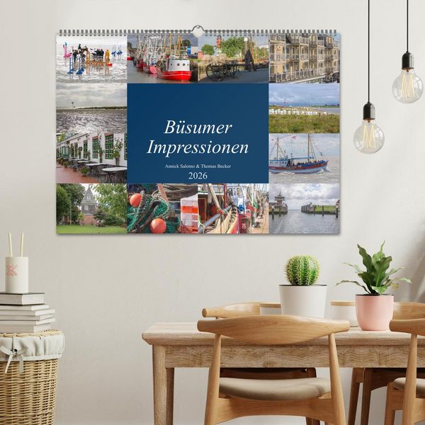 Produktbild: B&uuml;sumer Impressionen (Wandkalender 2026 DIN A2 quer), CALVENDO Monatskalender
