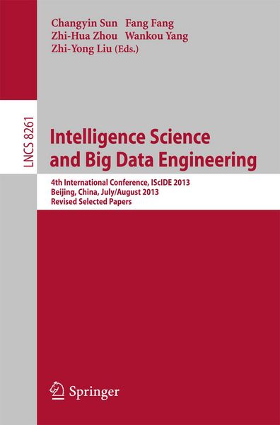 Produktbild: Intelligence Science and Big Data Engineering
