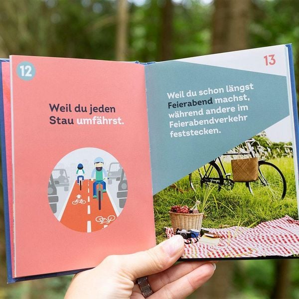 Produktbild: 100 Gr&uuml;nde, warum Fahrradfahrer gl&uuml;cklicher sind