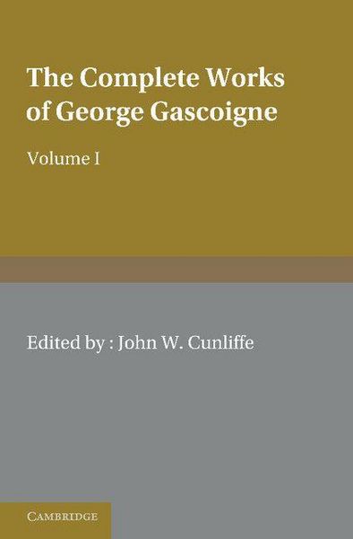 Produktbild: The Complete Works of George Gascoigne