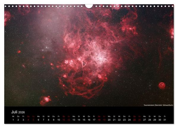 Produktbild: Deep Sky Fotografie (Wandkalender 2026 DIN A3 quer), CALVENDO Monatskalender