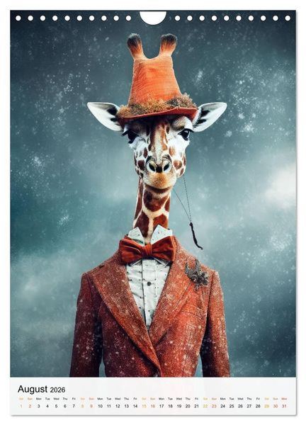 Produktbild: Animalia Fusion (Wall Calendar 2026 DIN A4 portrait), CALVENDO 12 Month Wall Calendar
