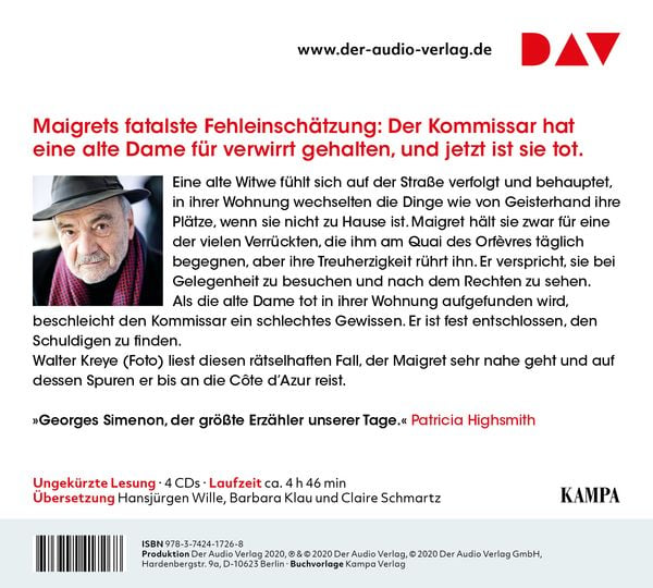 Produktbild: Maigret und die verr&uuml;ckte Witwe